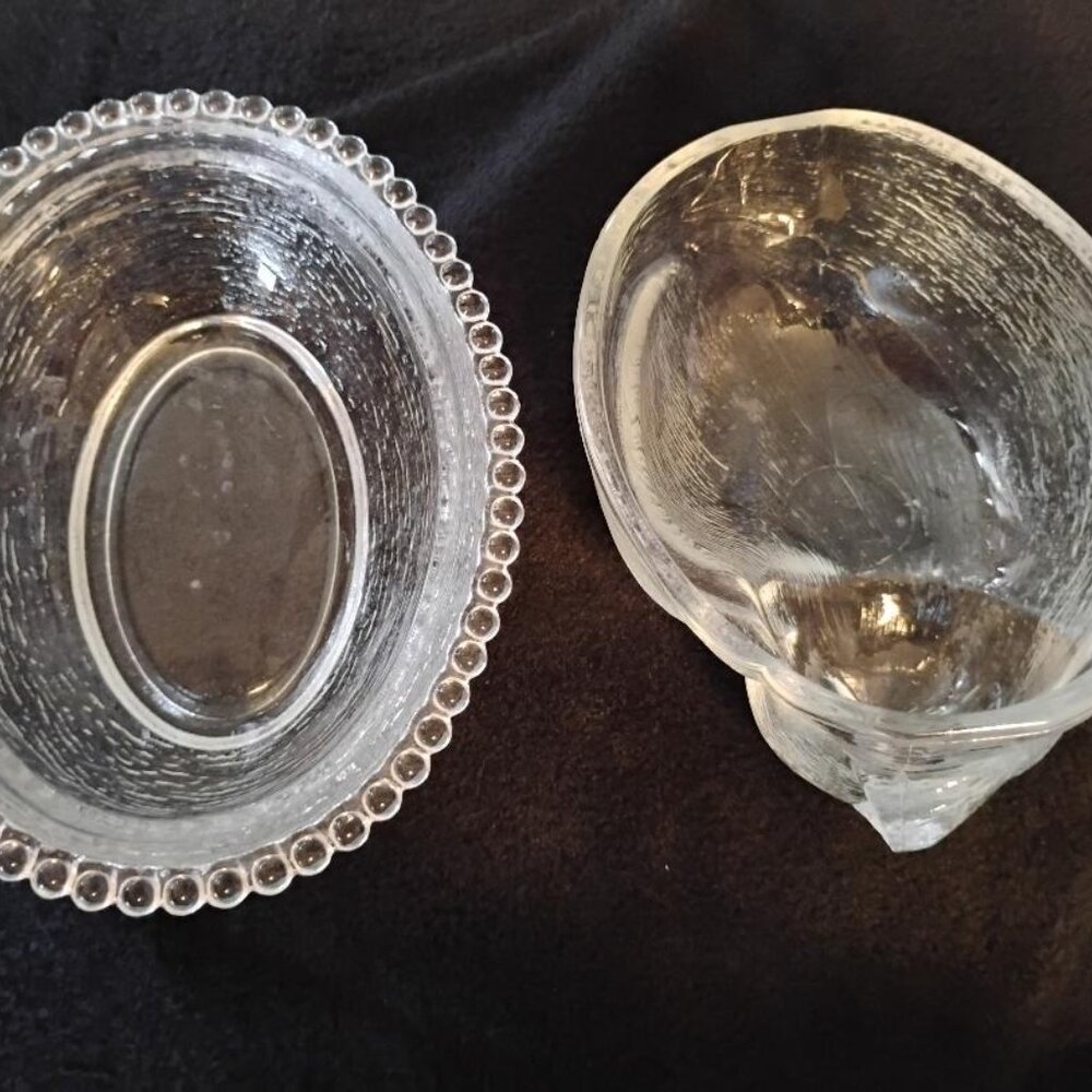 Clear Indiana glass sleeping cat covered candy dish - Picture 5 of 5